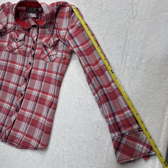 Fall color COWGIRL UP Snap Western Shirt Rodeo Country S/M - Picture 12 of 12